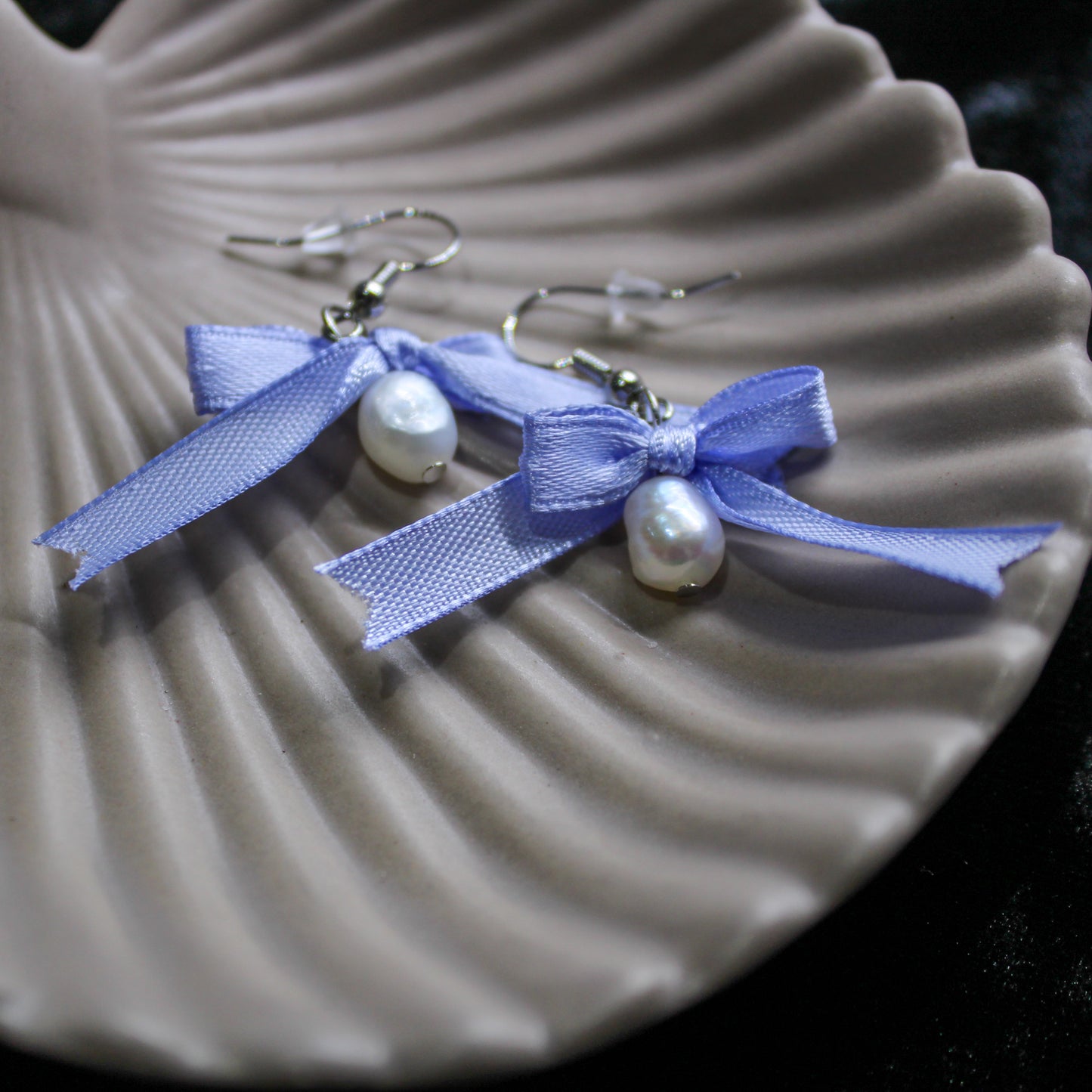 Periwinkle Eyes of the Sea Earrings