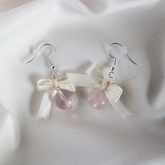 White Babydoll Earrings